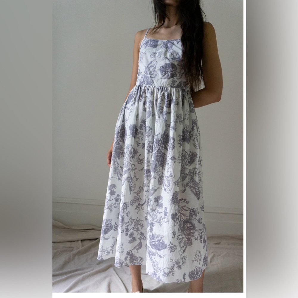 NWOT Ovate Mathilde Dress in Printed Cotton size S